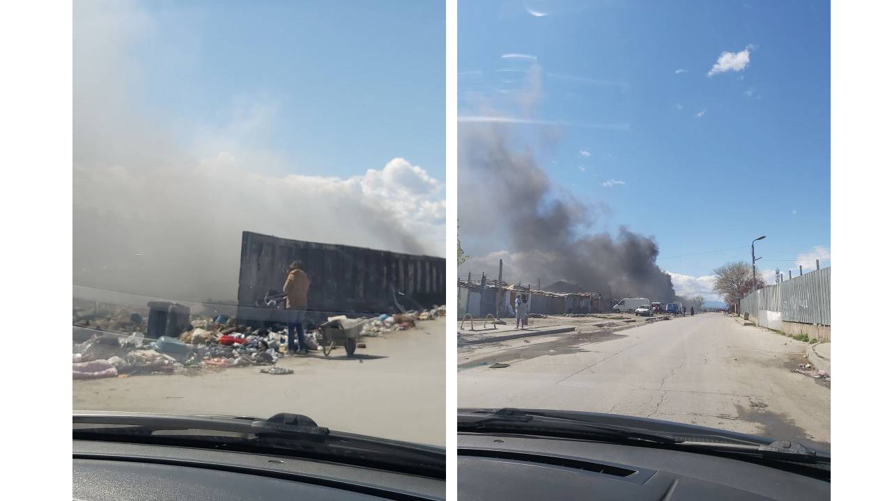 пожар КАТ Пловдив