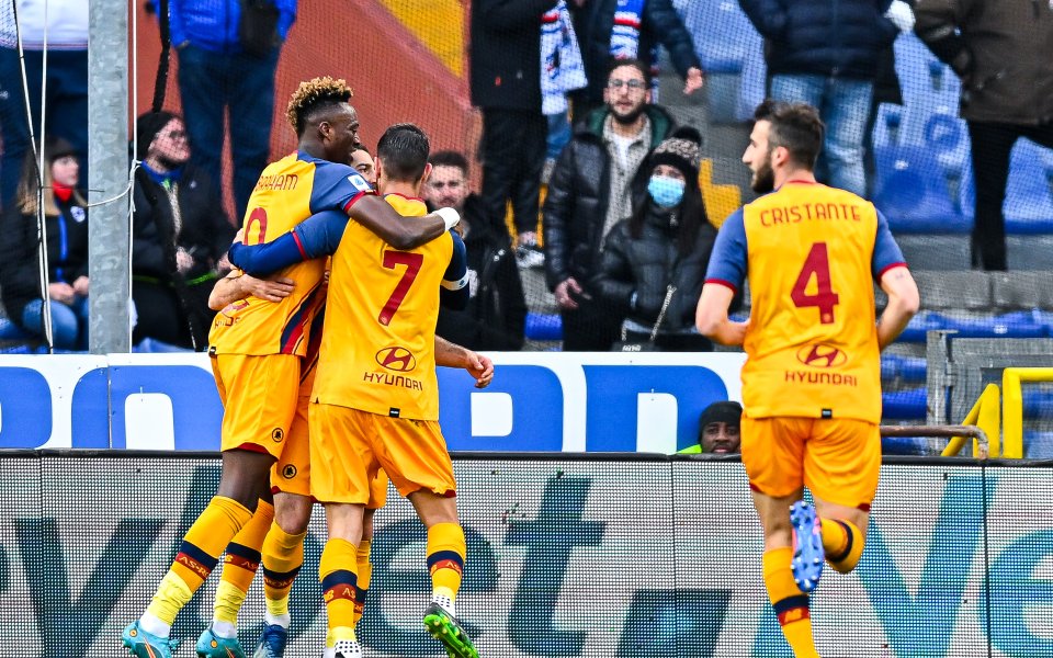 Рома надви с 1:0 Сампдория в Генуа и събра 54