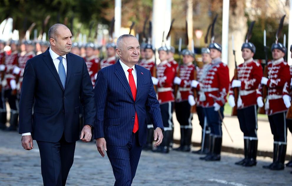 Започна церемонията по посрещането на президента на Албания Илир Мета,