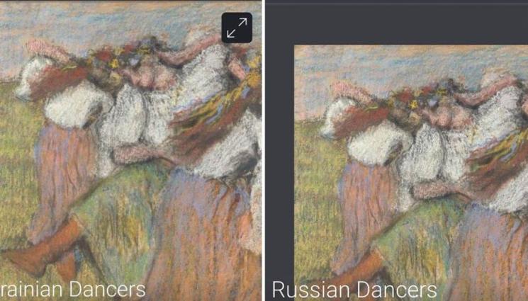 Дега - Подмяна на изкуството: Руските танцьорки от картина на Дега вече са украински