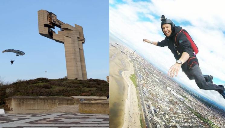 Трейси - След скок от пилона на Чинията на Бузлуджа: Австралиец се хвърли от 50-метровото Самарско знаме.