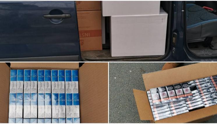 акция цигари - СПЕЦАКЦИЯ: Закопчаха двама, превозвали  600 000 къса цигари в два буса