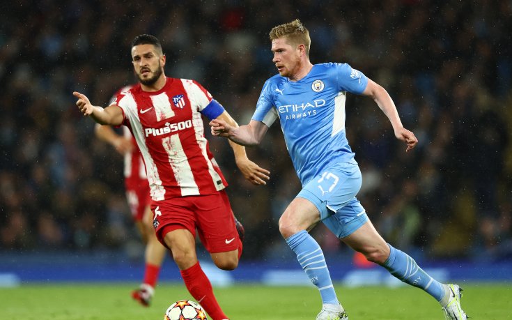 Манчестър Сити взе крехък аванс срещу Атлетико Мадрид
