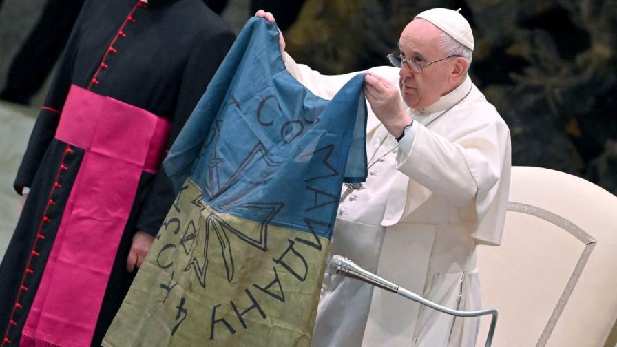 Папата осъди "клането в Буча"