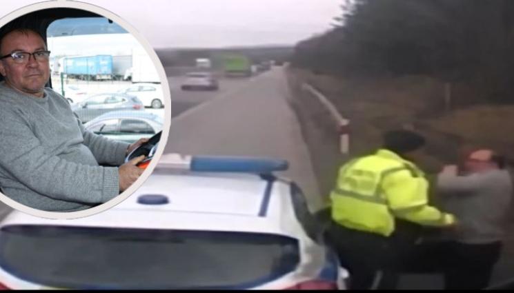 бг катаджия - ЕКШЪН НА ПЪТЯ: БГ катаджия млати турски шофьор на ТИР, отказал да му даде подкуп (ВИДЕО)