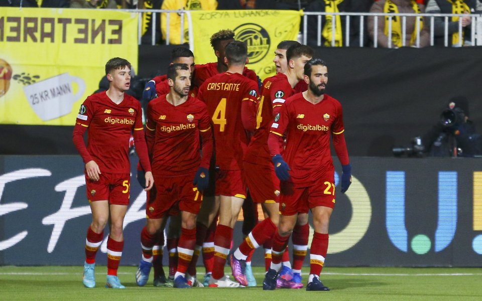 Отборите на Бодьо/Глимт и Рома играят при резултат 0:1 в