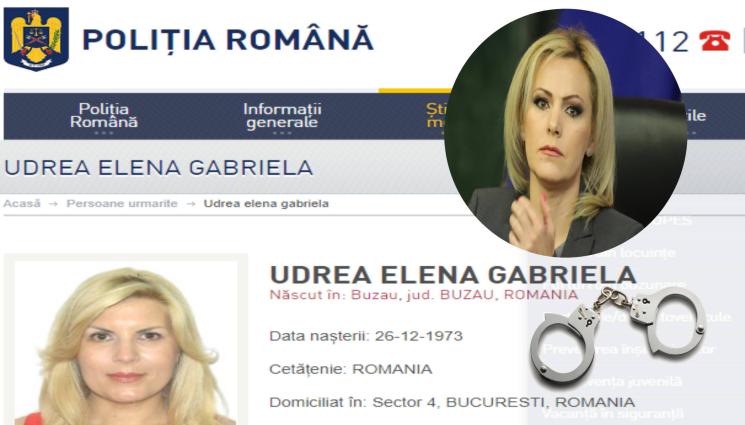 арест - Бившият румънски министър Елена Удря е задържана за 72 часа у нас
