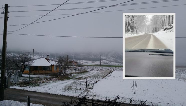 сняг - ЗИМАТА СЕ ЗАВЪРНА: Сняг на парцали в столични квартали и части от страната (СНИМКИ+ВИДЕО)