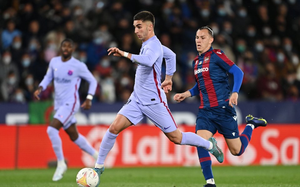 Леванте и Барселона играят при резултат 1:1 в среща от