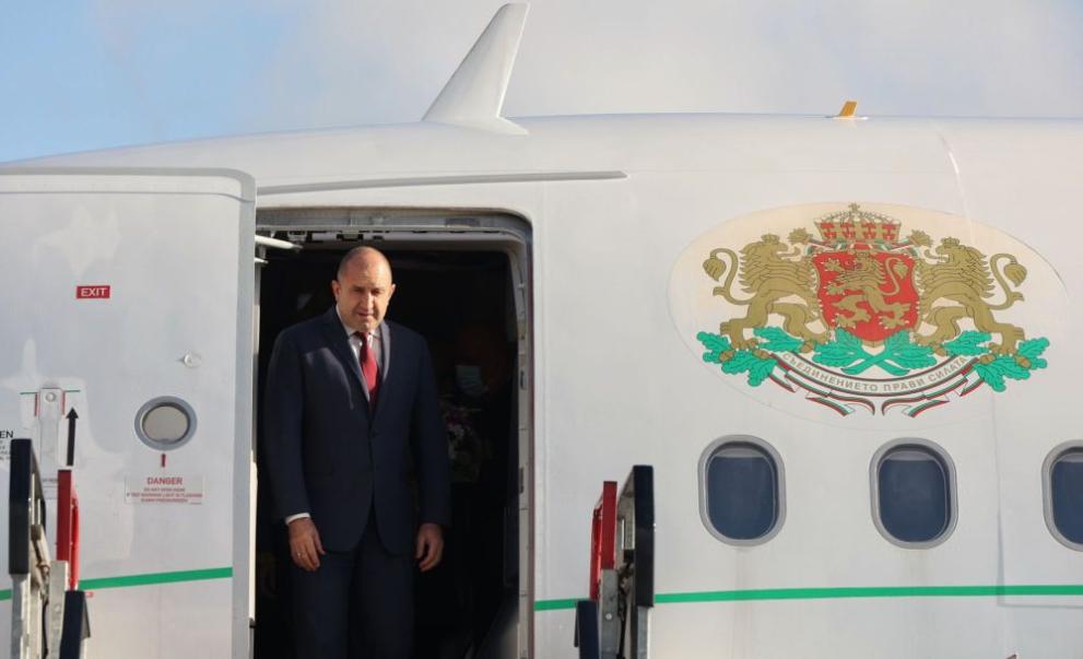 Президентът Румен Радев пристигна на работно посещение в Португалия. Той