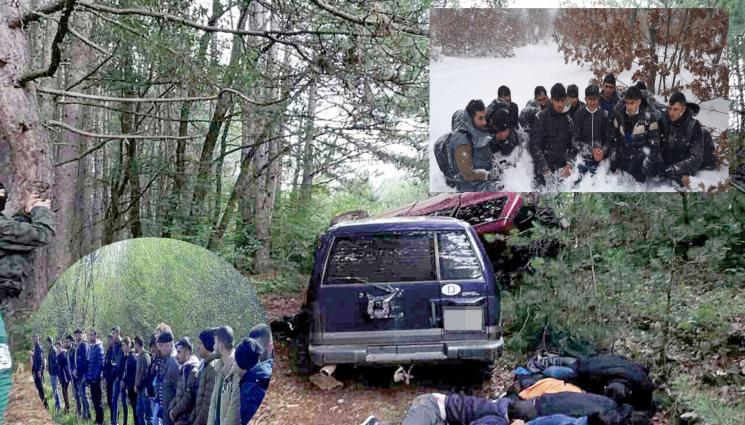 бежанци - ЩУРМ НА ГРАНИЦАТА: По 250 млади мъже дневно влизат нелегално у нас