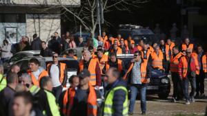 Пътностроителните фирми излязоха на национален протест организиран от Българската браншова