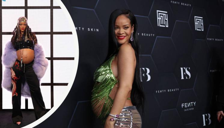 риана бременна - ВКЛЮЧВАНЕ ОТ ЩЪРКЕЛА: Парти бус води Риана в родилното