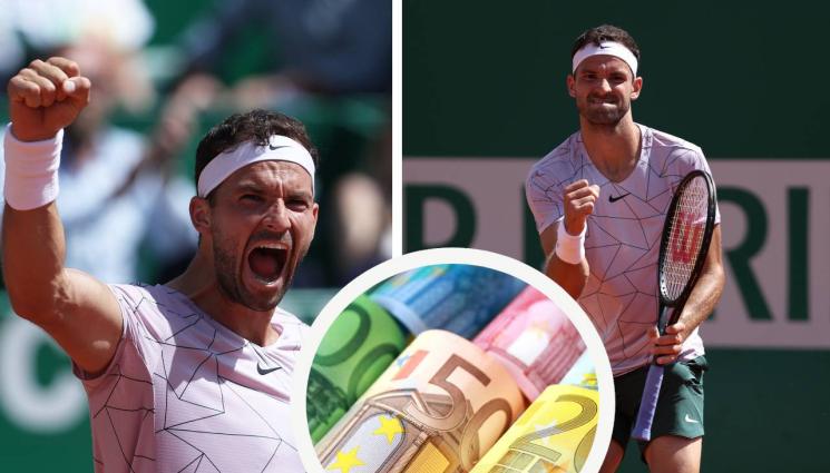 Григор Димитров - Гришо влезе в топ 20 по пари за всички времена, надхвърли $20 милиона от наградни фондове