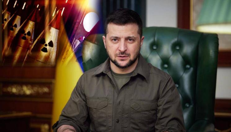 зеленски - Зеленски се закани люто: Руските войници, които стрелят по или от Запорожката АЕЦ, стават специална мишена