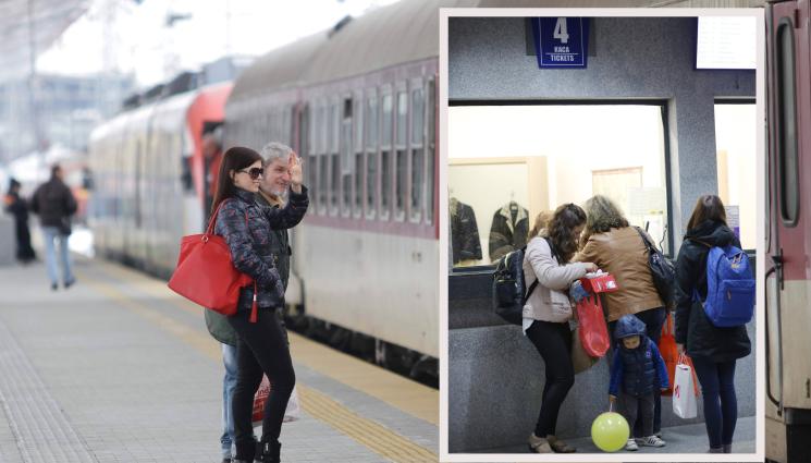 влак - ЗА ПРАЗНИЦИТЕ: Местата във влаковете се увеличават с над 10 хиляди
