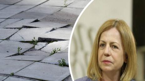 тротоари фандъкова