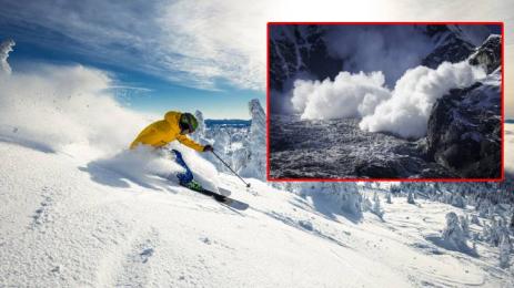 лавина ски скиори