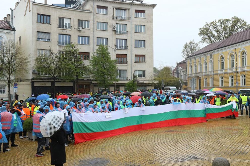 Втори протест на българска браншова камара Пътища. Пътните строители се