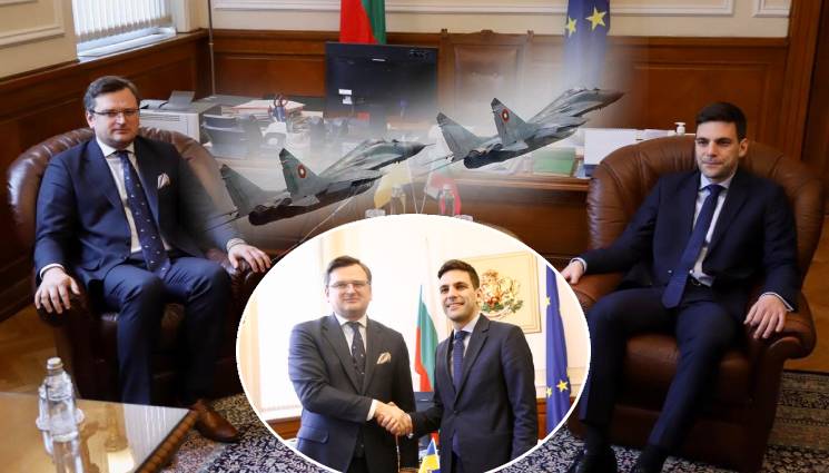 Дмитро Кулеба Никола Минчев Украйна оръжия - Премиерът е обсъдил темата за военна помощ за Украйна с Дмитро Кулеба