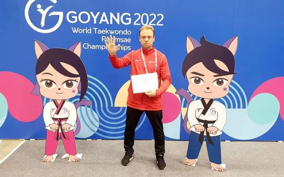 Симеон Попов с пето място на Световното първенство по таекуондо