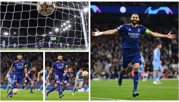 Бензема дузпа Манчестър Сити - Дързостта и класата на Карим Бензема изумиха и вечния голмайстор на Висшата лига Алън Шиърър