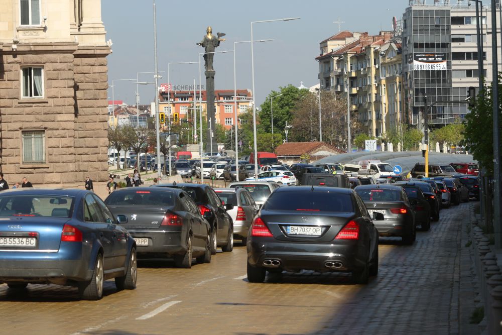 Национален протест: Превозвачите блокираха центъра на София