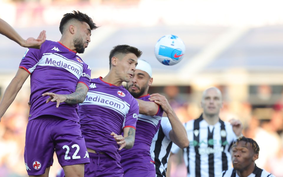 Удинезе се наложи с 4:0 като гост срещу Фиорентина в