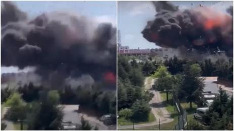 пожар турция