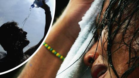 жега пот горещо