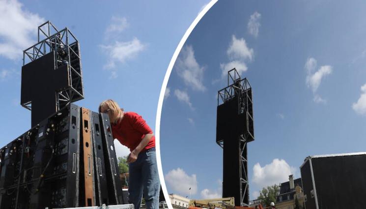 един човек инсталация - ГРАДСКО ОБЗАВЕЖДАНЕ: 13-метровият човек изчезва от центъра на София