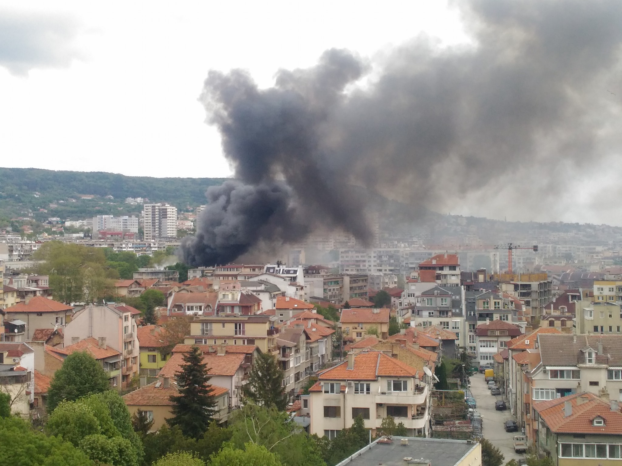 пожар Варна