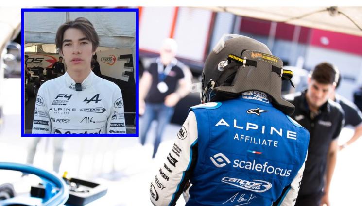 Никола Цолов - Блокиран автомобил на старта остави Цолов на 14-о място в първото състезание от Формула 4