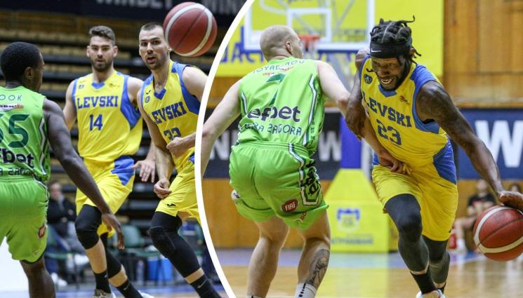 баскетбол - Левски би Берое и дръпна с 1:0 в четвъртфиналните плейофи при баскетболистите