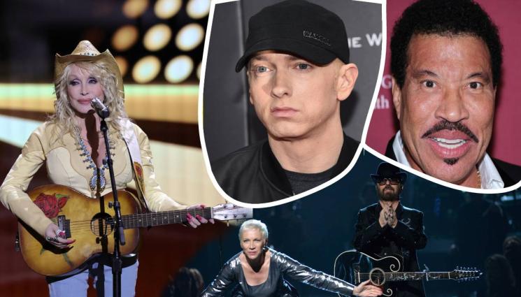 залата на славата на рока - Доли Партън, Еминем, Лайнъл Ричи, Юритмикс влизат в Залата на славата на рокендрола