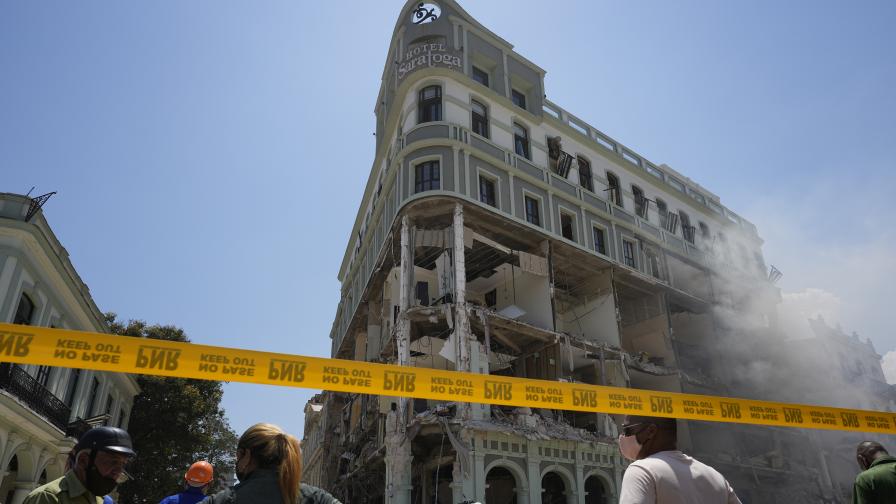 Експлозия в хотел в центъра на Хавана, има загинали и ранени