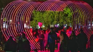 Фестивалът на светлините Lunar преобразява централната част на София Първото