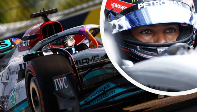 Мерцедес Ръсел - Ръсел изненада конкурентите с победа в спринтовото състезание в Бразилия