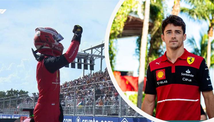 Шарл Льоклер - Лидерът Льоклер отвя конкуренцията в квалификацията в Маями. Пилотът на Ферари завоюва трети полпозишън през сезона