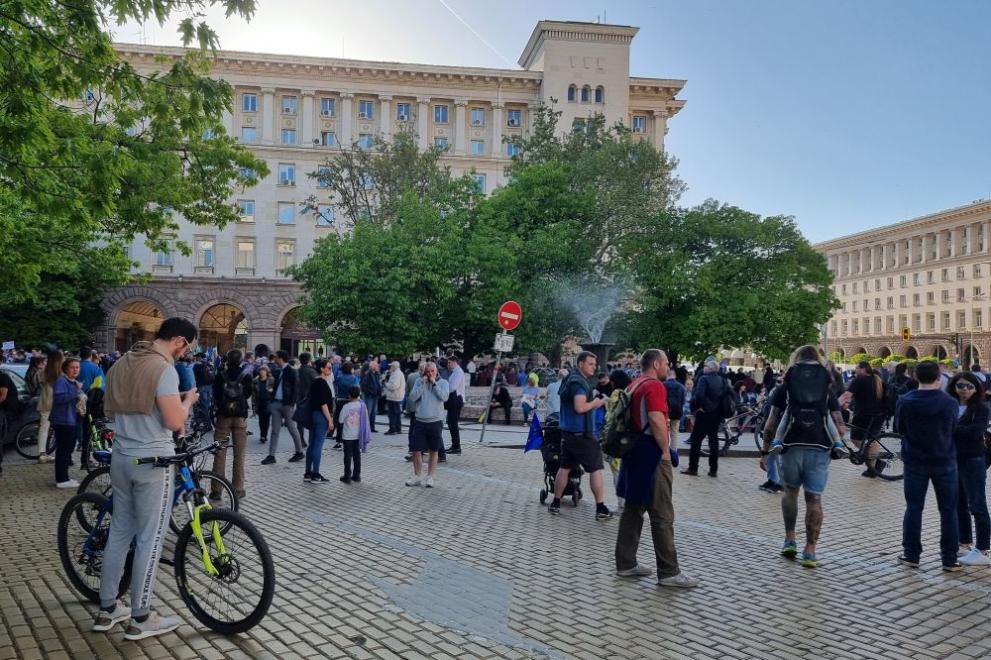 Граждани се събраха на шествие в София, наречено Поход срещу