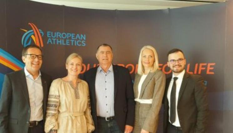 атлетика - Европейската атлетика прие украинската федерация в централата си в Мюнхен