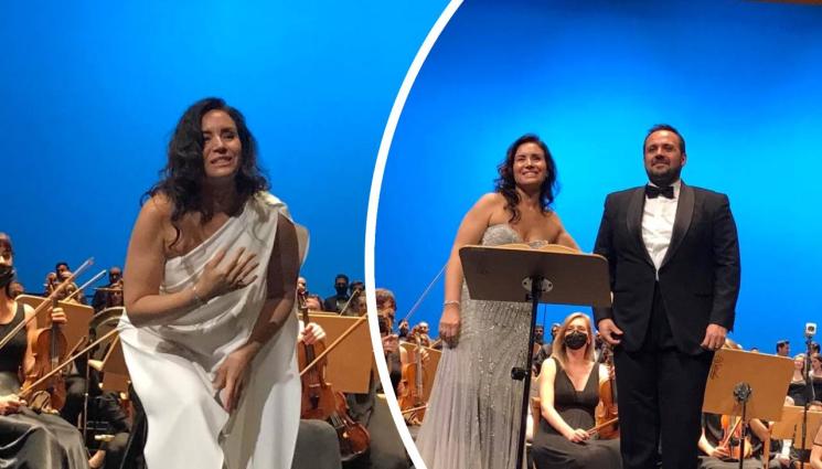 Соня Йончева - Макар и с настинка, Соня Йончева очарова Мадрид с непозната опера