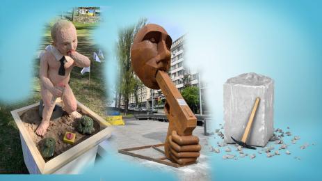 путин скулптура