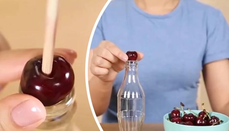 череши костилки - ЗЛАТНО ВРЕМЕ: Как да извадите най-бързо костилката от черешата