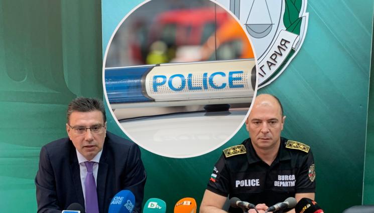 пресконференция акция - С ТОРМОЗ И ЗАПЛАХИ: Бургаска кримигрупировка принуждавала деца да стават дилъри на дрога