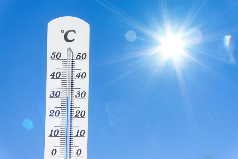 В Силистра днес бе измерена най-високата температура в страната. Живакът