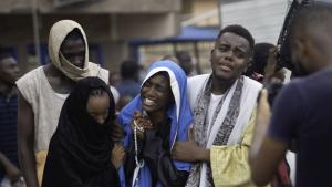 Жители на нигерийско село от което бяха взети за заложници