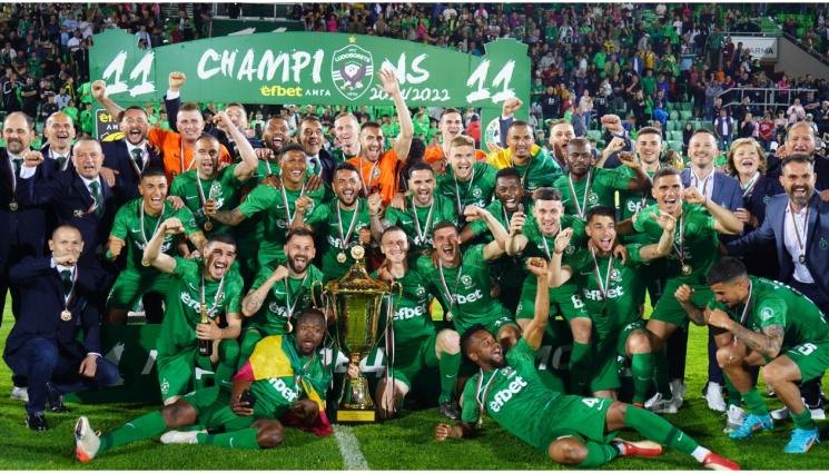 Лудогорец титла - 21 точки разлика донесоха рекордни премии за Лудогорец