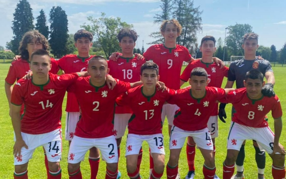 Юношеският национален отбор по футбол на България до 15 години загуби срещу Узбекистан в Хърватия
