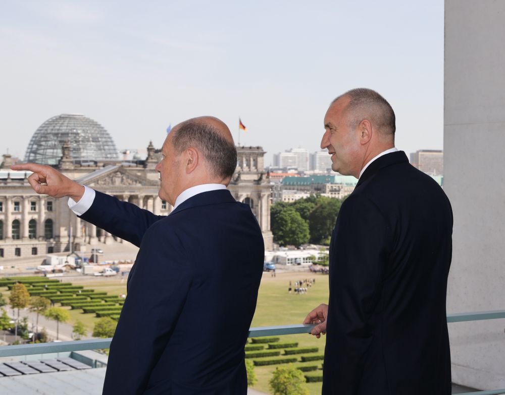 Румен Радев и Олаф Шолц